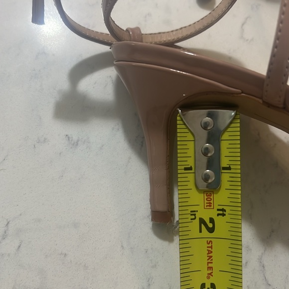 INC Patent Leather Ankle Strap Closed Toe Heels - Size 7.5 - Picture 3 of 5